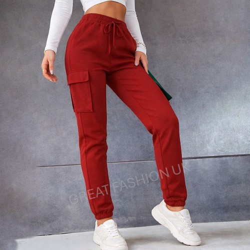 Womens cargo joggers slim fit - joggers,