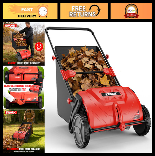 Push lawn sweeper - push, 3.5