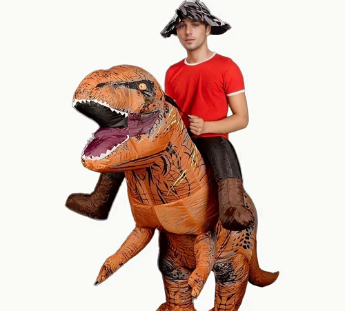 Adult inflatable rex ride - t-rex, ride-on