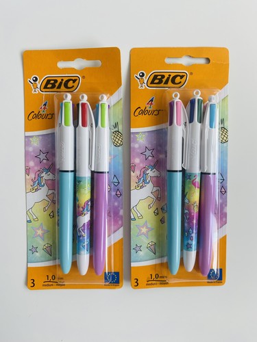 Packs bic coloured pens - of,