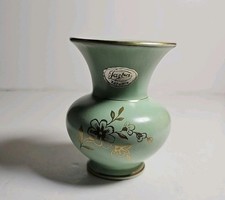 Vintage Jasba keramik Green Small Vase. 1960s Germany vgc #3