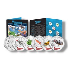 The Thunderbirds 50p BU Colour