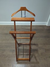 VTG MCM Wooden Valet Butler