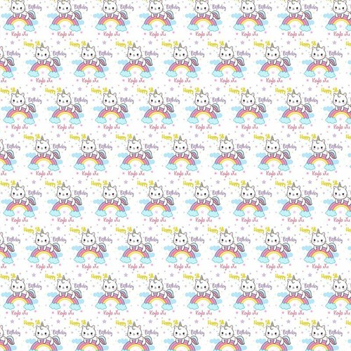Personalised rainbow wrapping - rainbow,