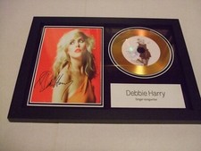 DEBBIE HARRY  SIGNED DISPLAY