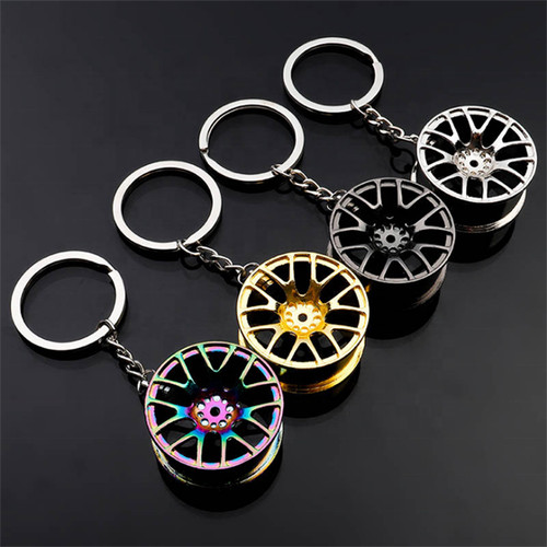 Key ring fob keychain alloy - key,