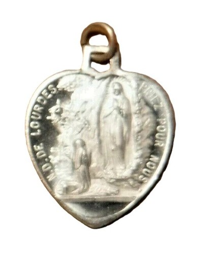 Bernadette lourdes medal - bernadette,