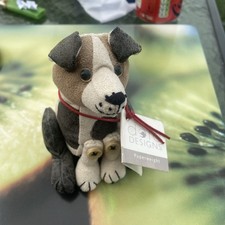 Brand New Dora Designs Shandy Jr Dog Paperweight. Very Cute Office Home Gorgeous