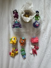 OFFICIAL MOSHI MONSTERS, FIGURINES SMALL USED JOBLOT/BUNDLE RARE SEE PHOTOS