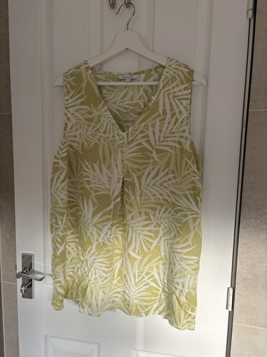Bonmarche green white - white, leaf