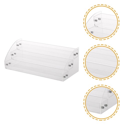 Clear nail polish stand - clear, multi