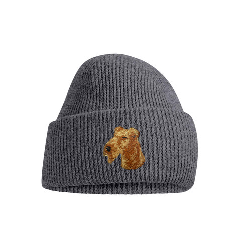 Irish terrier beanie hat - terrier,