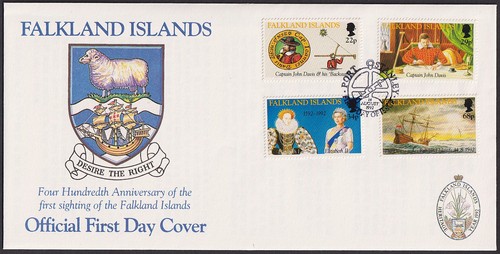 Falkland islands 1992 400th - falkland,