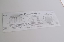 Powermaster replacement face - powermaster,