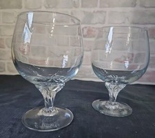 Two Large Brandy Glasses