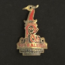 RALEIGH CYCLE NOTTINGHAM BICYCLE CHOPPER FRAME HEAD TUBE BADGE EMBLEM PLATE