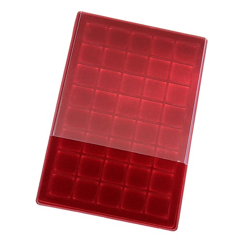 P40 red coin tray - red, for