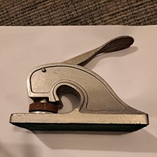 Vintage Cast Alloy Paper Stamp