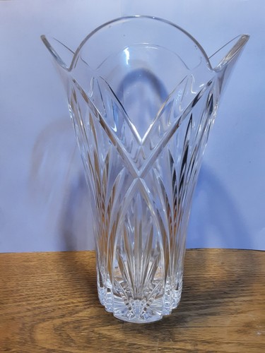 Vintage crystal cut clear - a,