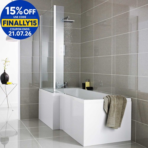 Modern bathroom shaped - bathroom,
