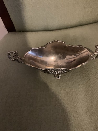 Vintage white metal filigree - vintage,