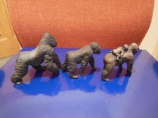 Schleich Silverback Gorilla Family X 3 Zoo Jungle
