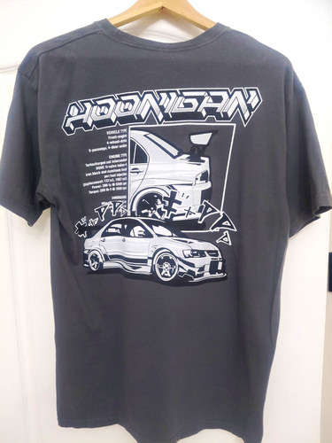 Hoonigan nine charcoal shirt - hoonigan,