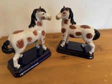 Pair of decorative ceramic