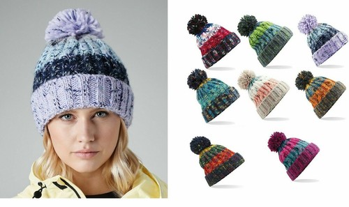 Cable knit beanie corkscrew - cable,