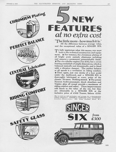 Singer six motor - six,