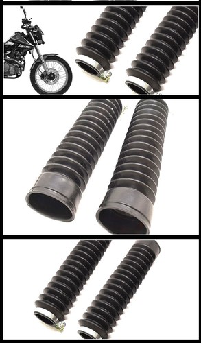 Motorcycle fork gaiters - 2x,