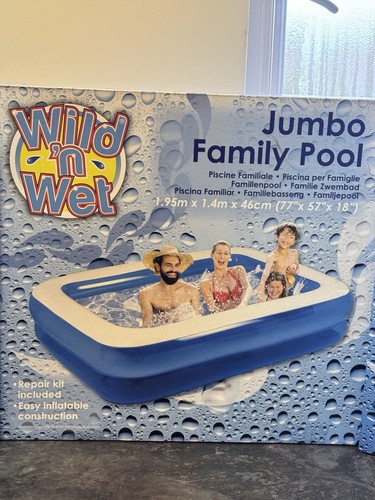 Inflatable pool wet wild - n,