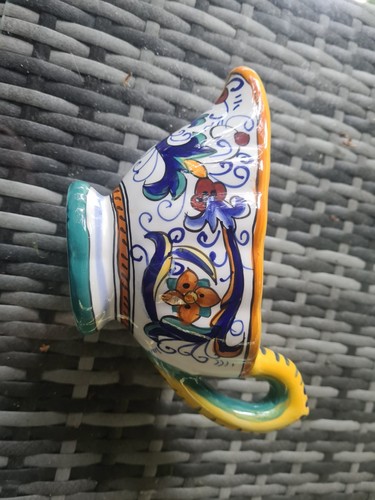 Vtg deruta pottery pitcher - vtg,