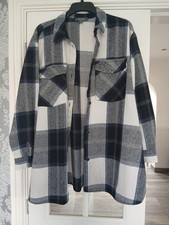 Size 16 Blue Checked Shirt/Jacket - Hardly Worn!