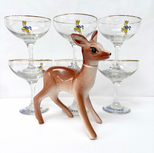 Babycham vintage 1960s - vintage, six