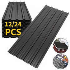 Roof Sheets Roofing 6/12㎡ Tiles Cladding Galvanized Metal Corrugated Roof 12/24X