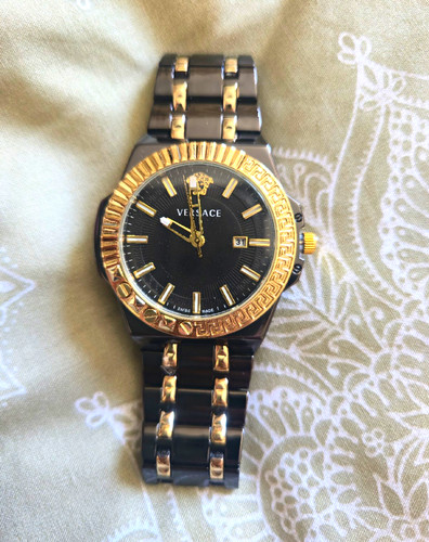 Versace quartz date 42mm - date,