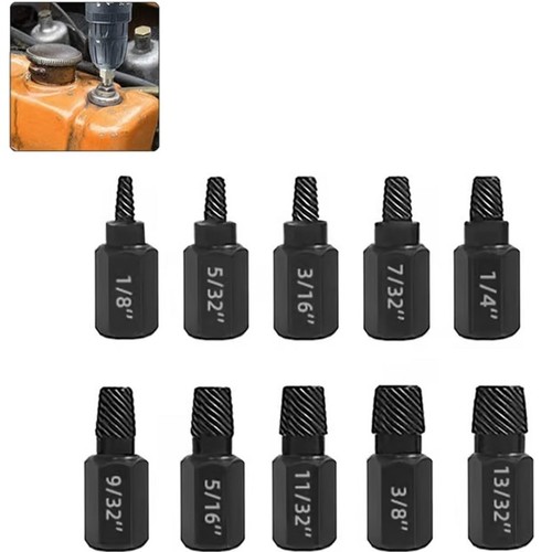 10x broken head bolt screw - bolt, cap
