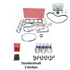 Cylinder head gasket set + screws + piston rings + ZR for VW 2.0 FSI 150 HP 290.440 53004