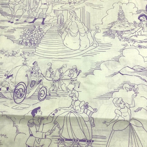 Disney princess toile - princess, purple