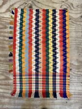 Vintage Fine Ghash Ghaie Hand Woven Flat Weave  Fragment Jajim Rug