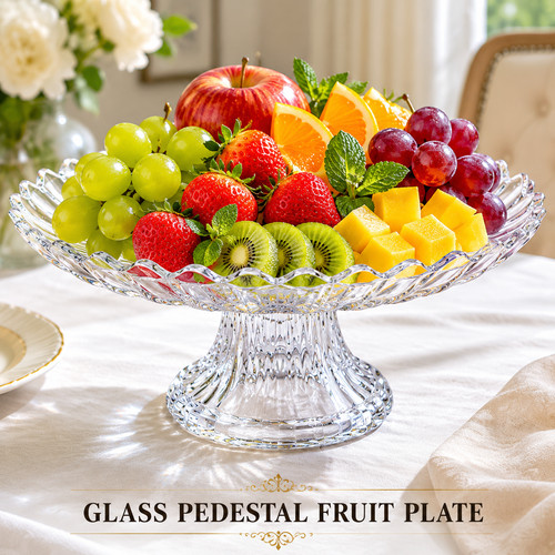 Modern glass fruit - modern, plate