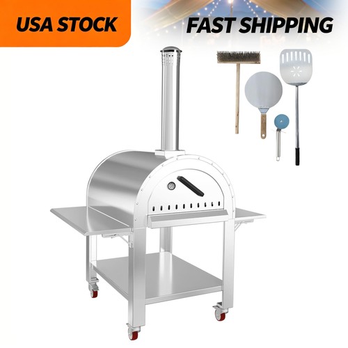 Wood fired pizza maker - pizza,