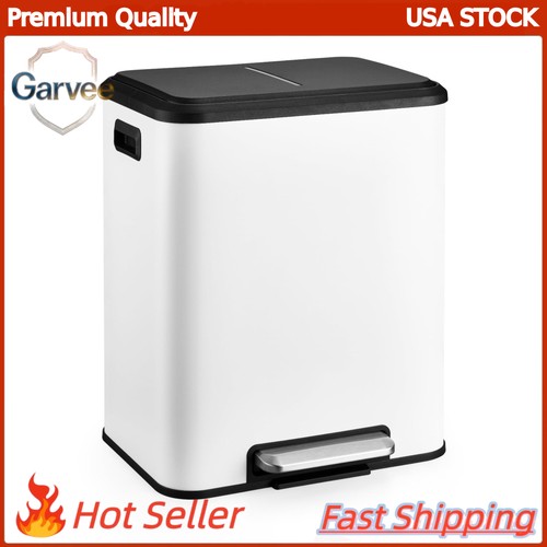 2x15l kitchen waste bin pedal - waste,