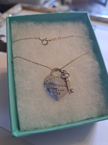 Tiffany heart key silver - heart,