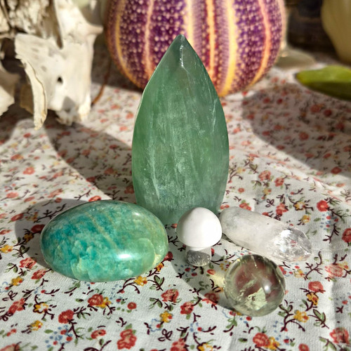 Five piece mixed - mixed, crystal