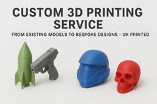 Custom 3D Printing Service – From Existing Models to Bespoke Designs – UK Based