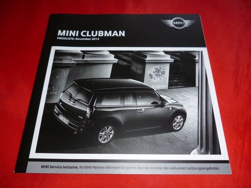2013 mini clubman r55 one - clubman,