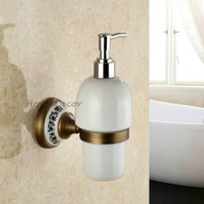 Antique Bathroom Shampoo Ceramic Bottle Bath Liquid Hand Soap Lotion Dispenser