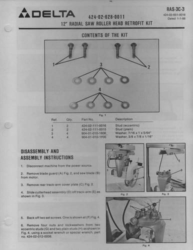 Delta rockwell radial - rockwell, saw